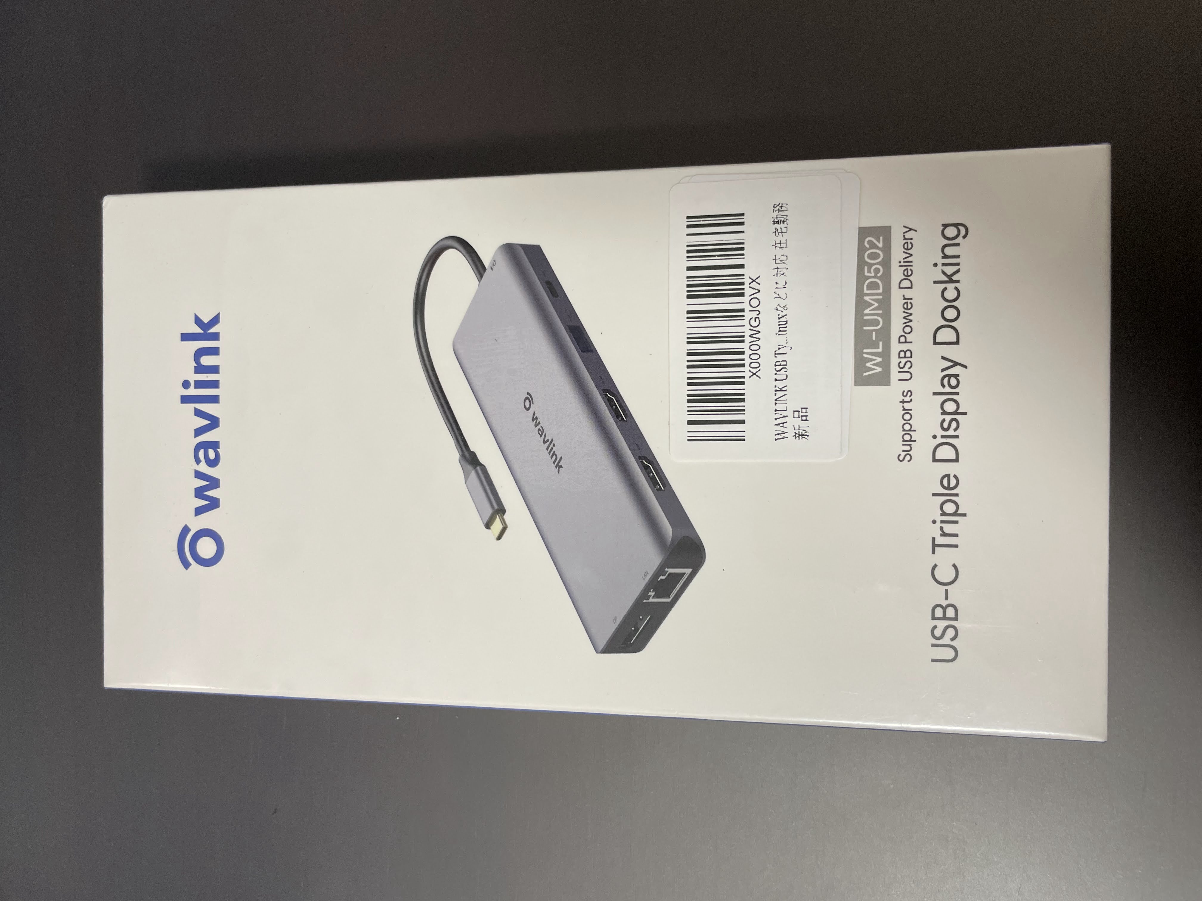 wavlink WL-UMD502 USB-C Triple Display Docking レビュー